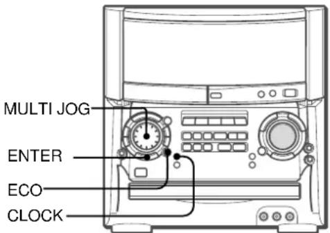 AIWA XHA1000 - REGLAGE DU MODE D'ECONOMIE D'ENERGIE - 1