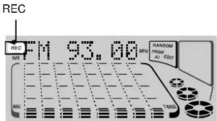 AIWA XHA1000 - Press ●REC/REC MUTE to start recording. - 1