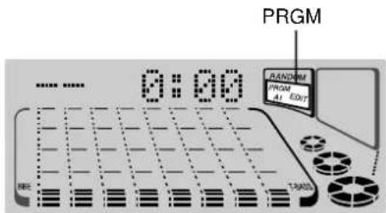 AIWA XHA1000 - Appuyez deux fois sur PRGM en mode d'arrêt. - 1