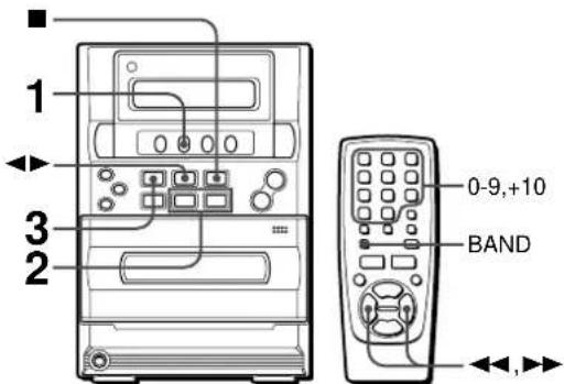 AIWA LCX357 - PRESETTING STATIONS - 1