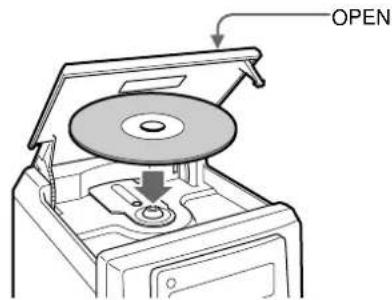 AIWA LCX357 - CHARGEMENT D'UN DISQUE - 1
