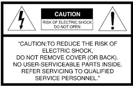 AIWA LCX357 - ADVERTENCIA - 1