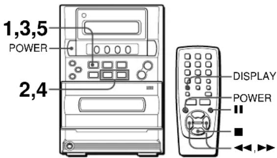 AIWA LCX357 - CONFIGURACION DEL RELOJ - 1