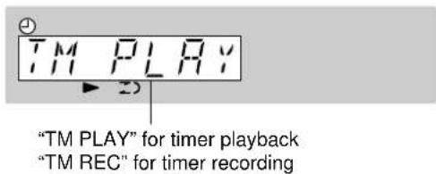 AIWA LCX357 - Press TIMER/SLEEP repeatedly to select timer playback or timer recording. - 1