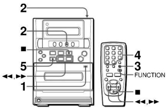 AIWA LCX357 - ENREGISTREMENT AVEC MONTAGE AI - 1