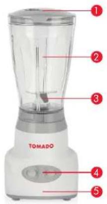 Tomado TM2461 - DESCRIPTION DES PIECES - 1