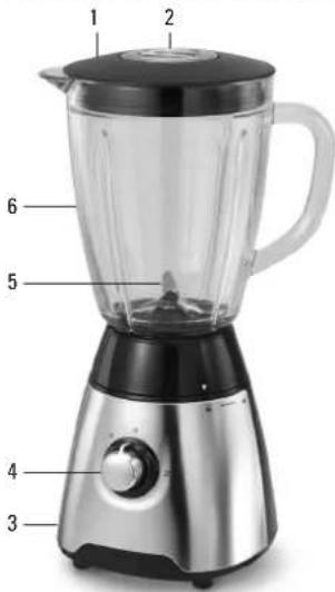 Renkforce BL9295D - Éléments de fonctionnement - 1