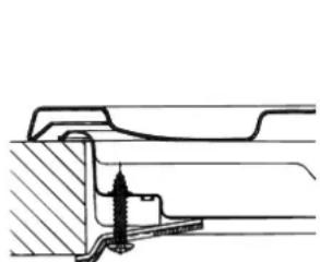 Ariston Thermo PC 640 TGH - Schéma de fixation des crochets - 3