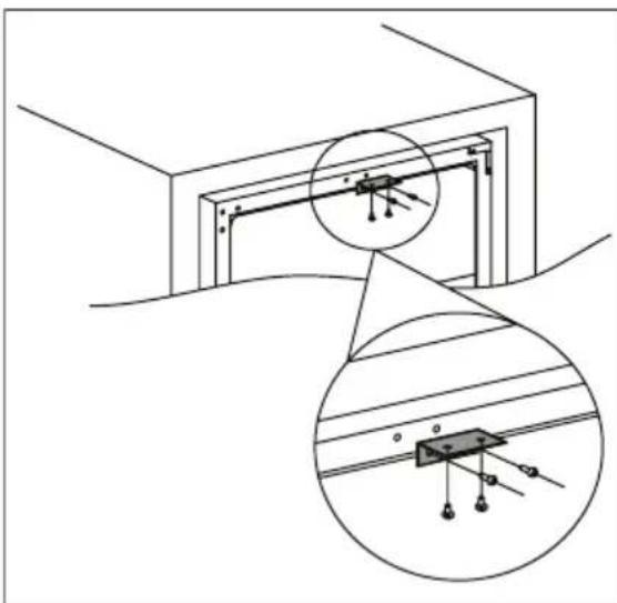 AEG SWB66001DG - INSTALAÇÃO DO SUPORTE SUPERIOR - 1