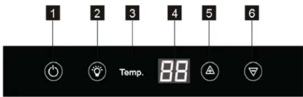 AEG SWB66001DG - OVLÁDACÍ PANEL - 1