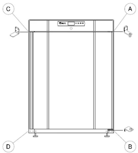 GRAM F 410 RH 60 HZ LM 5M - Reversing the door - 1