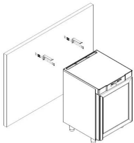 GRAM F 410 RH 60 HZ LM 5M - Important! Applies to cabinets with glass door: - 2