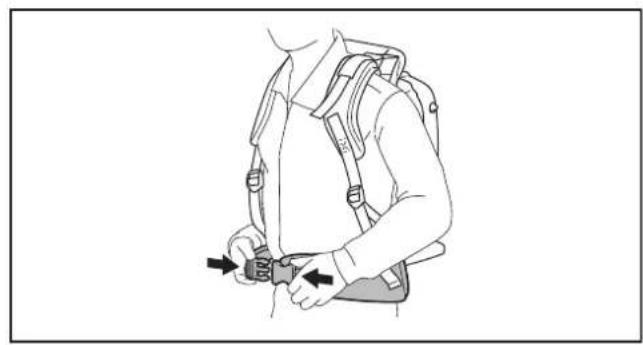MAKITA EB7650WH - Omuz askisinin ayarlanmasi - 3