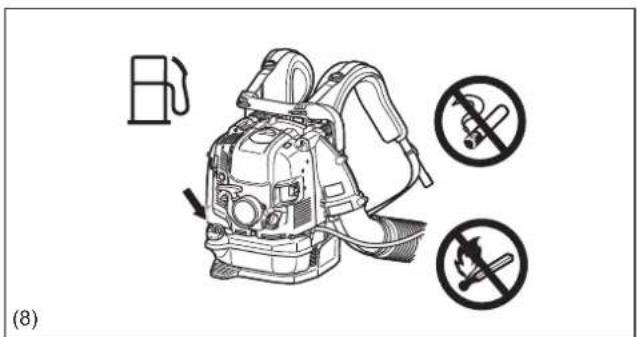 MAKITA EB7650WH - Yakit doldurma - 3