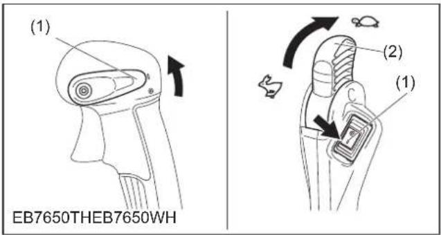 MAKITA EB7650WH - 1) Motor sogukken veya yakit doldurduktan sonra (soguk calistirma) - 1