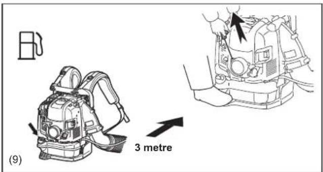 MAKITA EB7650TH - Yakit doldurma - 3