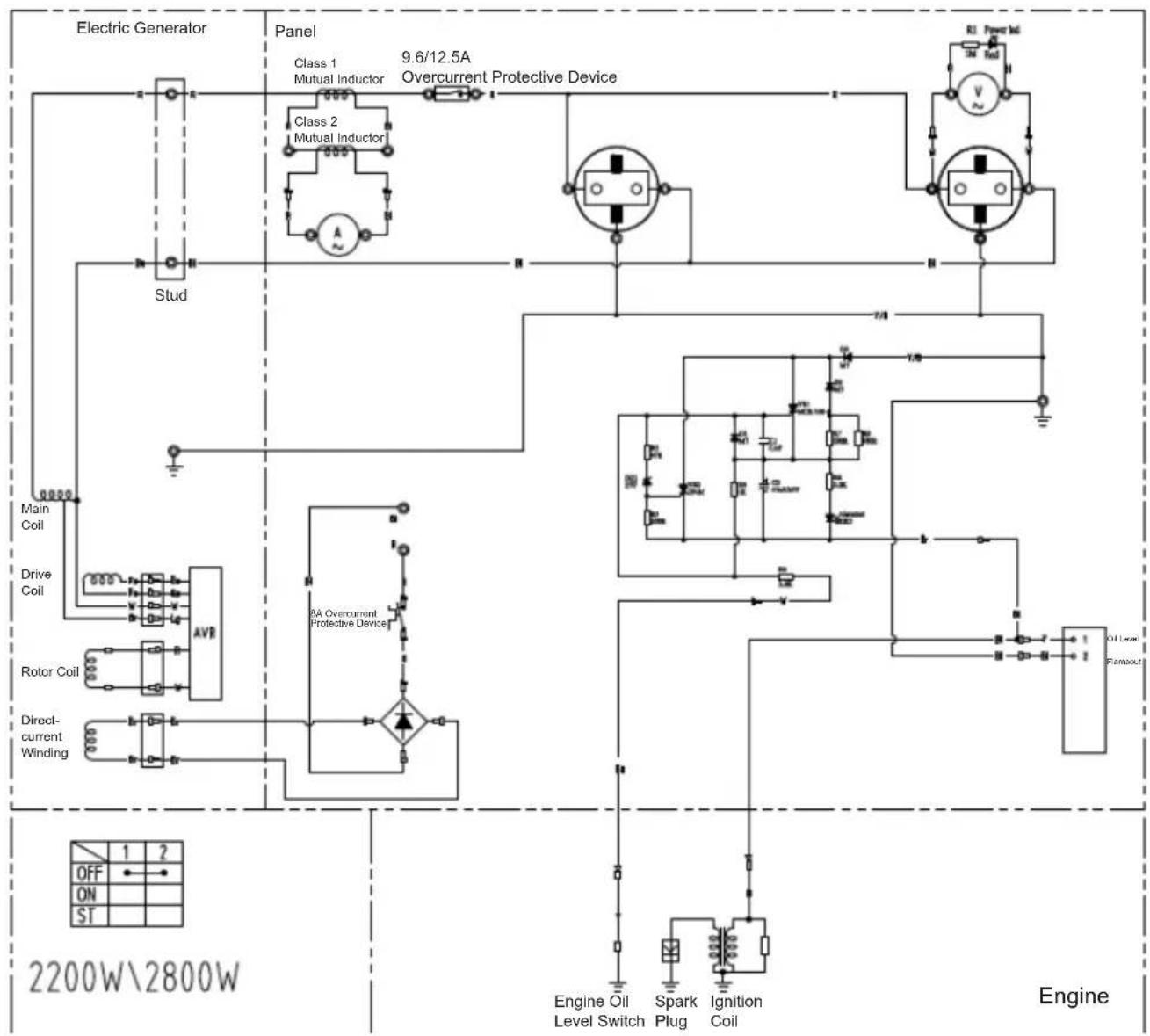 MAKITA EG4550A - DIAGRAMA DE CONEXIONES - 1