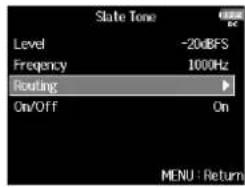 ZOOM F8n - Configuration du routage - 2