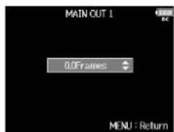 ZOOM F8n - Pressez MENU. - 4