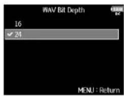 ZOOM F8n - Pressez MENU. - 3