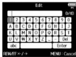 ZOOM F8n - Modification des commentaires - 4