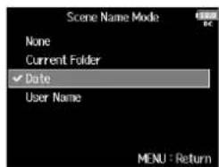 ZOOM F8n - Avec ○, sélectionnez le - 2