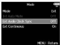 ZOOM F8n - Synchronisation de l'horloge audio sur un timecode externe - 2