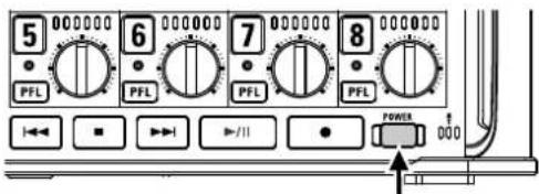 ZOOM F8n - Mise sous tension - 2