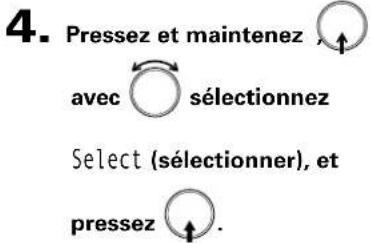 ZOOM F8n - Sélection du dossier d'enregistrement/lecture de prise - 1