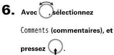 ZOOM F8n - Sélection de commentaires dans l'historique - 5