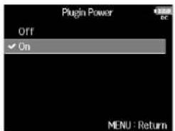 ZOOM F8n - Pressez MENU. - 3
