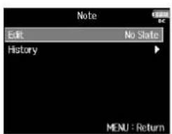 ZOOM F8n - Contrôle et modification des notes - 2