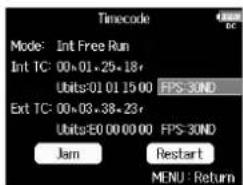 ZOOM F8n - Avec , sélectionnez FPS - 1