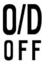 MAZDA MX5 (2003) - Témoin de surmultiplication hors circuit (o/d OFF) - 1