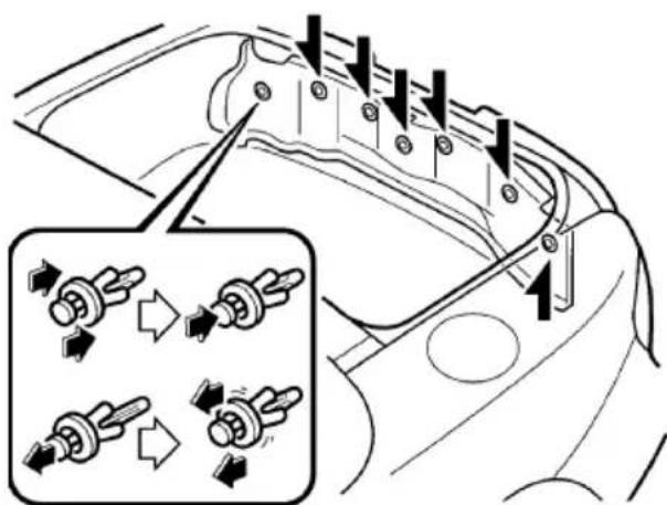 MAZDA MX5 (2003) - Accès aux ampoules arrière - 1