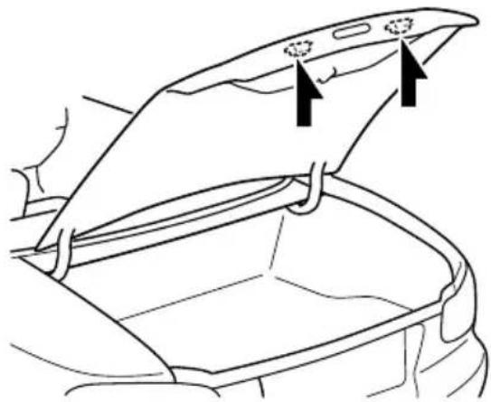 MAZDA MX5 (2003) - Éclairage du coffre - 1