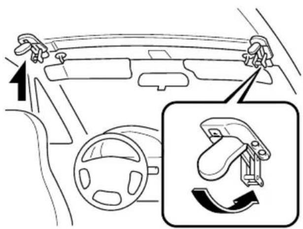 MAZDA MX5 (2003) - Pour relever la capote - 3