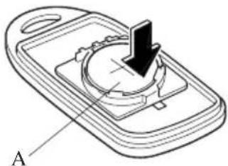 MAZDA MX5 (2003) - Changement de la pile de la télécommande - 2