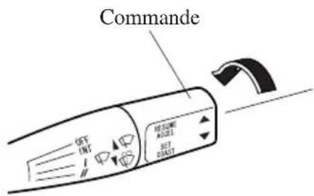 MAZDA MX5 (2003) - Pour rétablir la vitesse de croisière à une vitesse supérieure à 40 km/h (25 mi/h) - 1