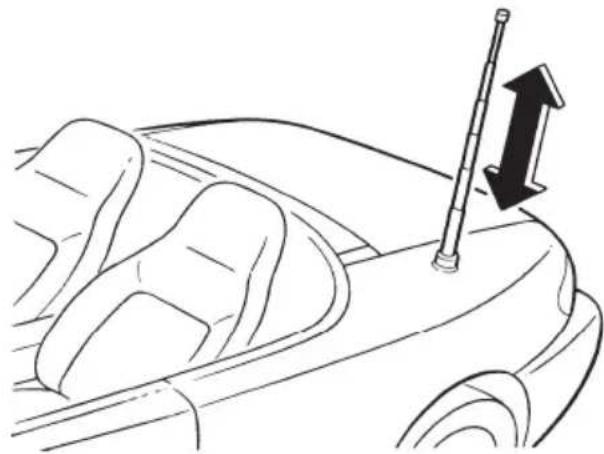 MAZDA MX5 (2003) - Antenne électrique - 1