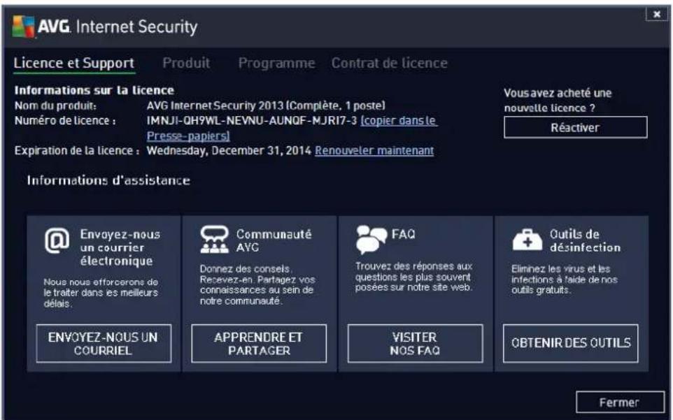 AVG Internet Security (2013) - FAQ et Assistance technique - 1