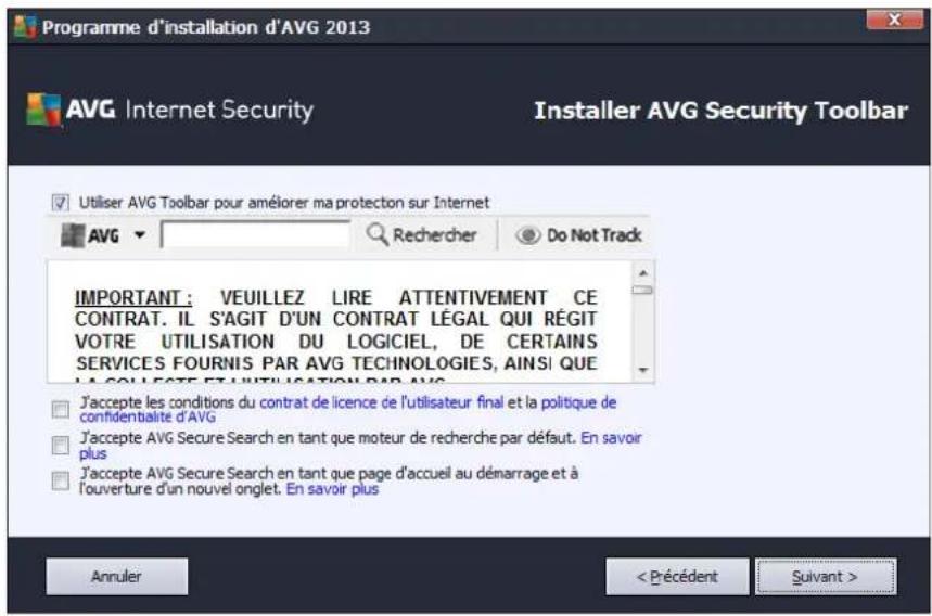 AVG Internet Security (2013) - Installer AVG Security Toolbar - 1