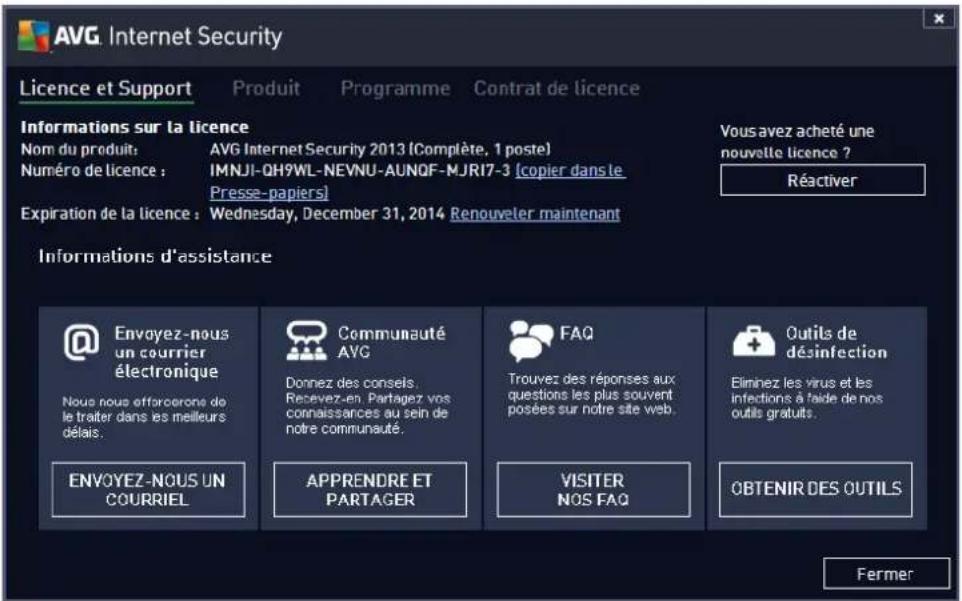AVG Internet Security (2013) - Support - 1