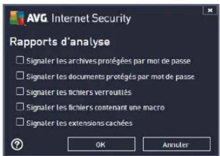 AVG Internet Security (2013) - Modification de la configuration de l'analyse - 3