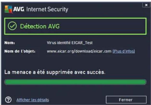 AVG Internet Security (2013) - Test Eicar - 1
