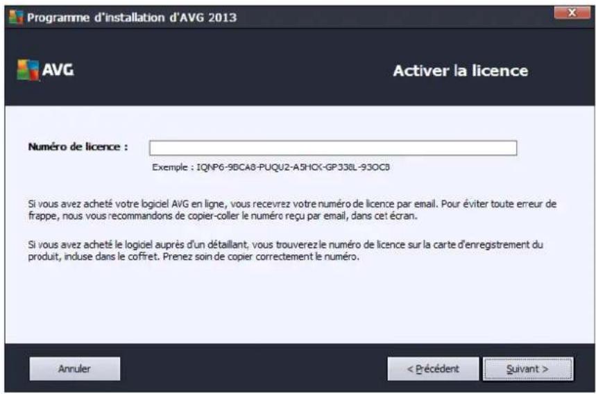 AVG Internet Security (2013) - Activer la licence - 1