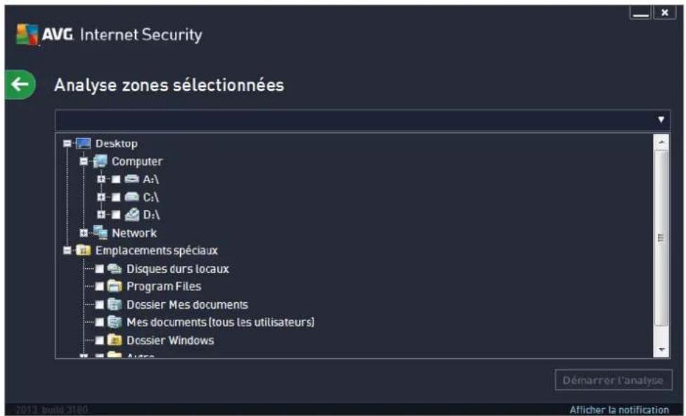 AVG Internet Security (2013) - Lancement de l'analyse - 1