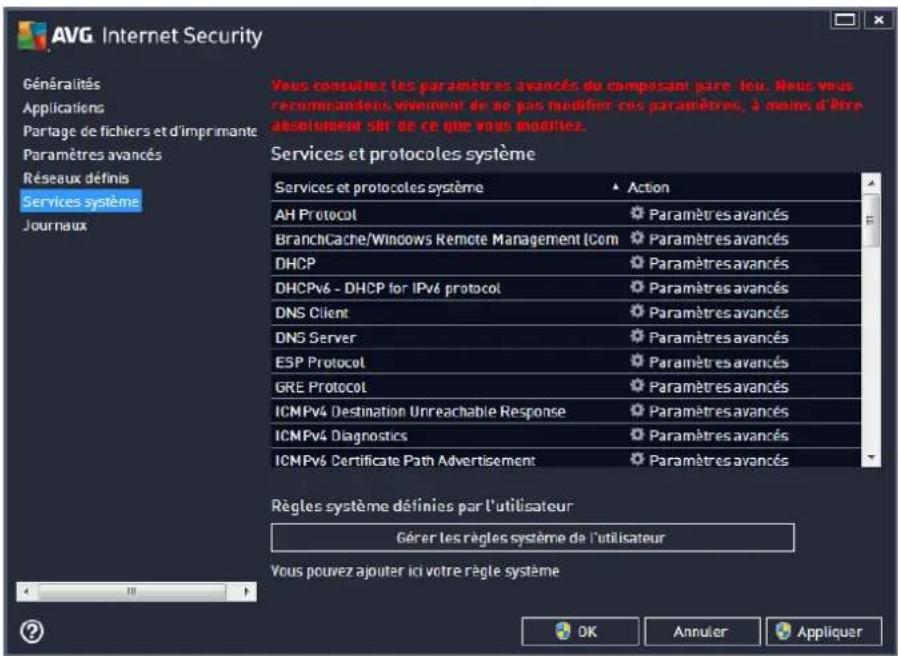 AVG Internet Security (2013) - Services système - 1