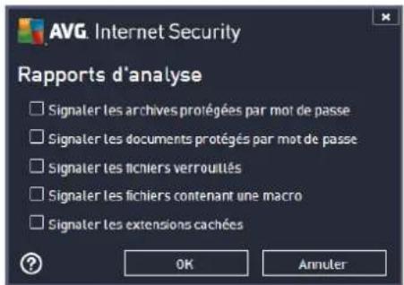 AVG Internet Security (2013) - Modification de la configuration de l'analyse - 3