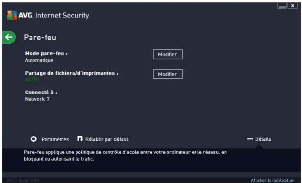 AVG Internet Security (2013) - Le Pare-feu AVG n'est pas conçu pour protéger les plateformes serveur ! - 1